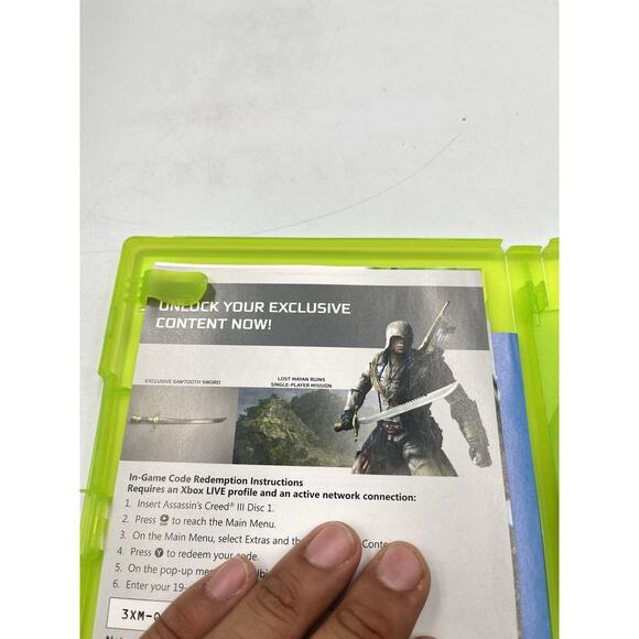 Assassin's Creed 3 Microsoft Xbox 360, 2012, Complete in Box, Tested Working - Picture 4 of 7